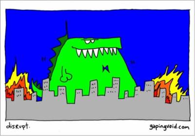 gapingvoid spots the monster in the room...